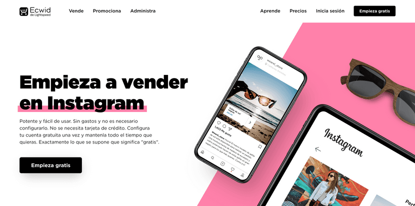 Plataforma eCommerce Ecwid.