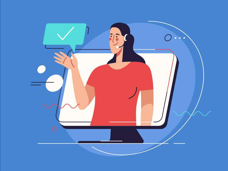 Infografia que representa o serviço ao cliente de um ecommerce