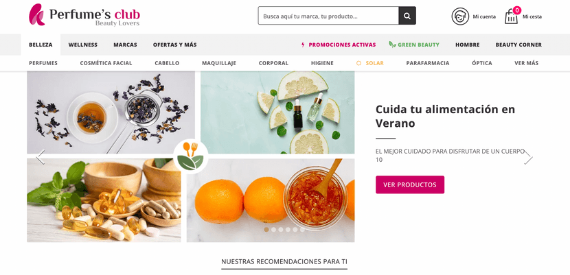 Tienda online de Perfume´s Club
