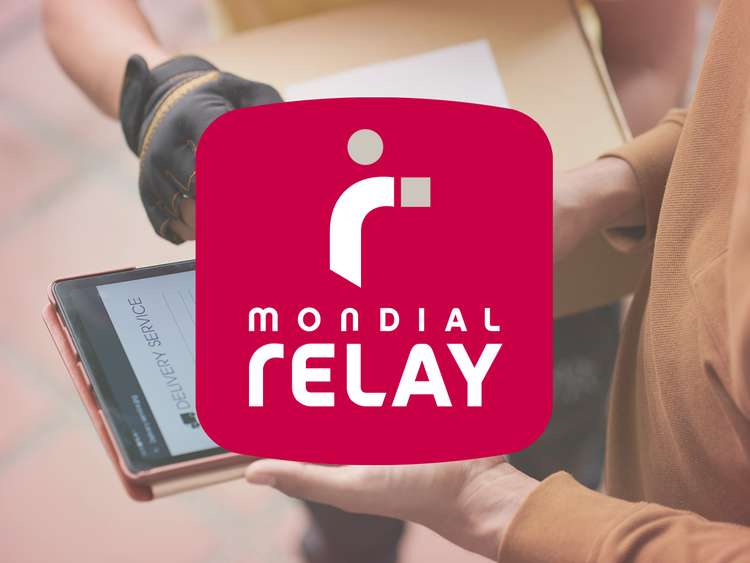 Logotipo de la empresa de transporte Mondial Relay.