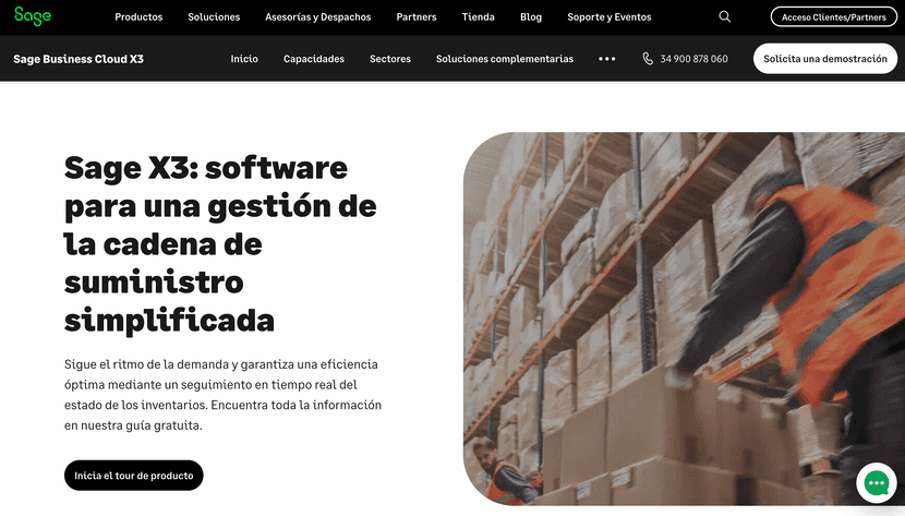 Módulo SCM del ERP Sage destinado a la gestión de la supply chain.