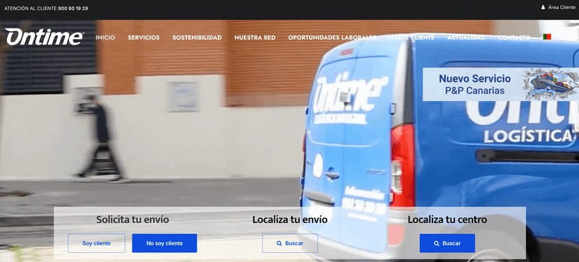 ontime, empresa logistica de madrid