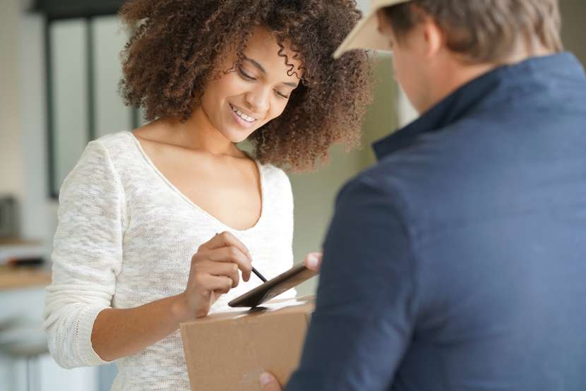 estimated time of delivery helps customers to be at home when the parcel arrives