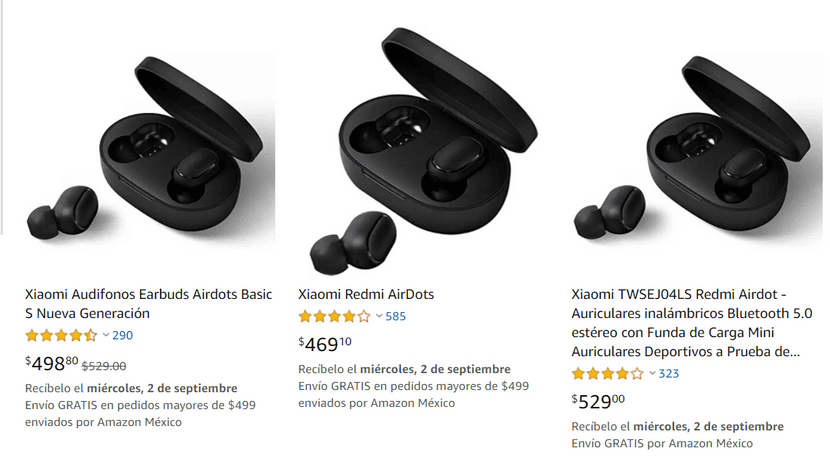 Valor relativo de los productos de Xiamoñ.