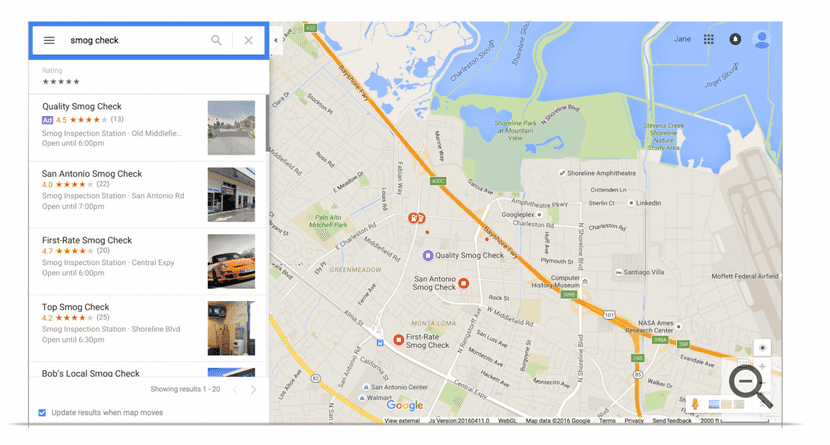 google ads campanha local