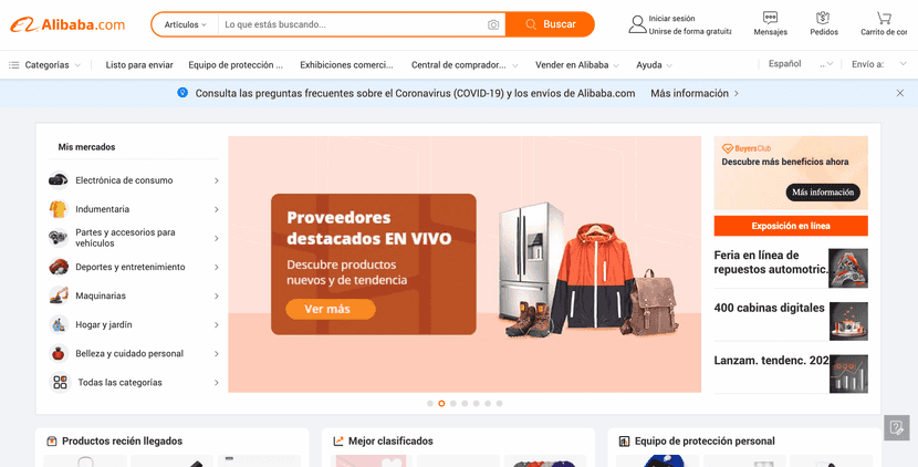 Alibaba es un claro ejemplo de pure player.