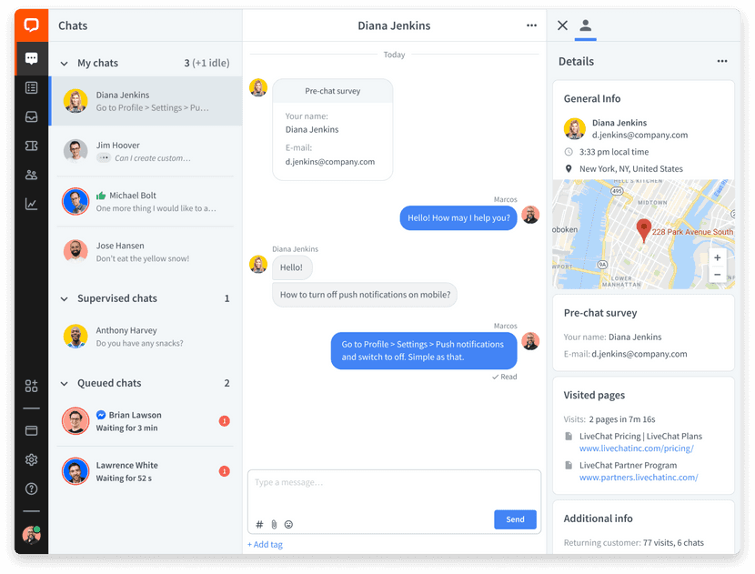 LiveChat for WooCommerce