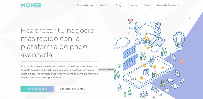 Pasarela de pagos MONEI.