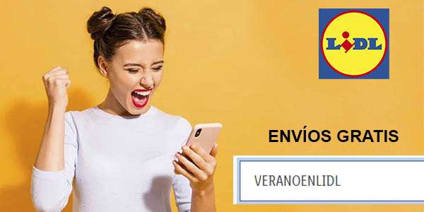 Promoción de envío gratis de Lidl.