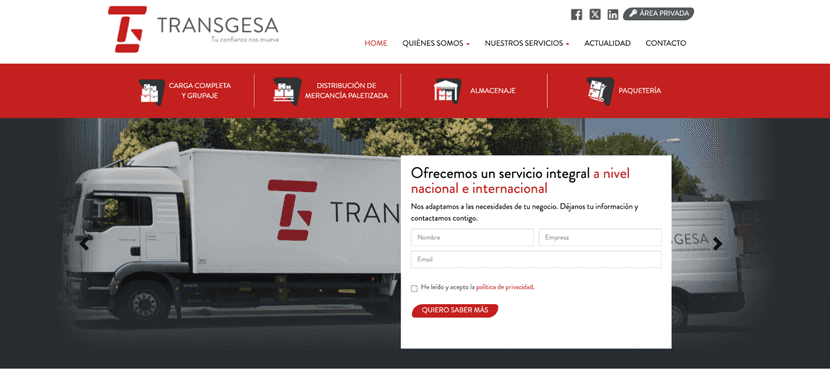 transgesa empresa de distribucion y logistica