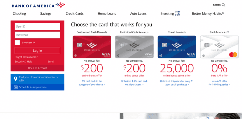 Bank of America.