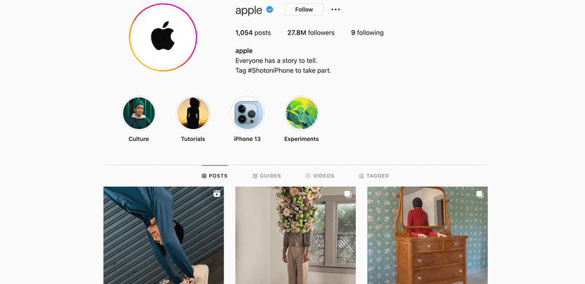 Instagram de Apple