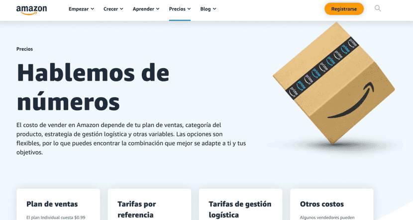 Cuánto cuesta vender en Amazon, planes y tarifas