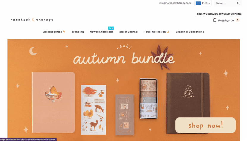 Tienda de dropshipping, NoteBook Therapy