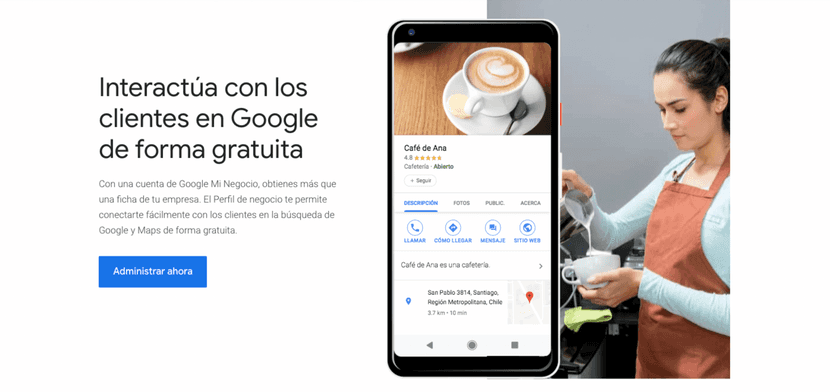 Google My Business es una herramienta para promocionar tiendas online.
