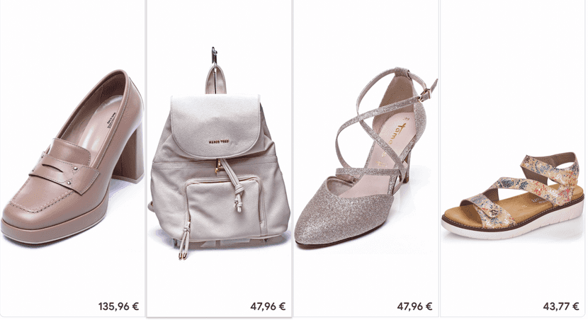 Banner web de una tienda online de moda.