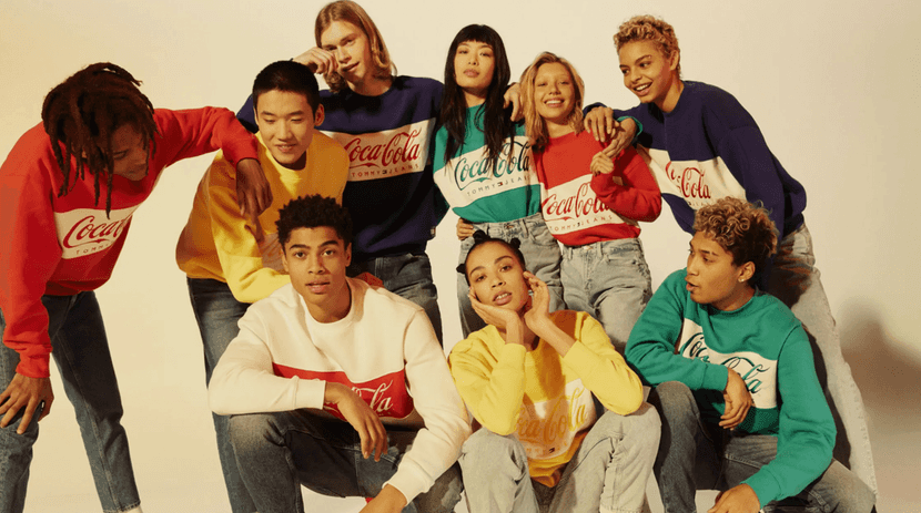 Colaboración de Coca Cola con una tienda online de moda.