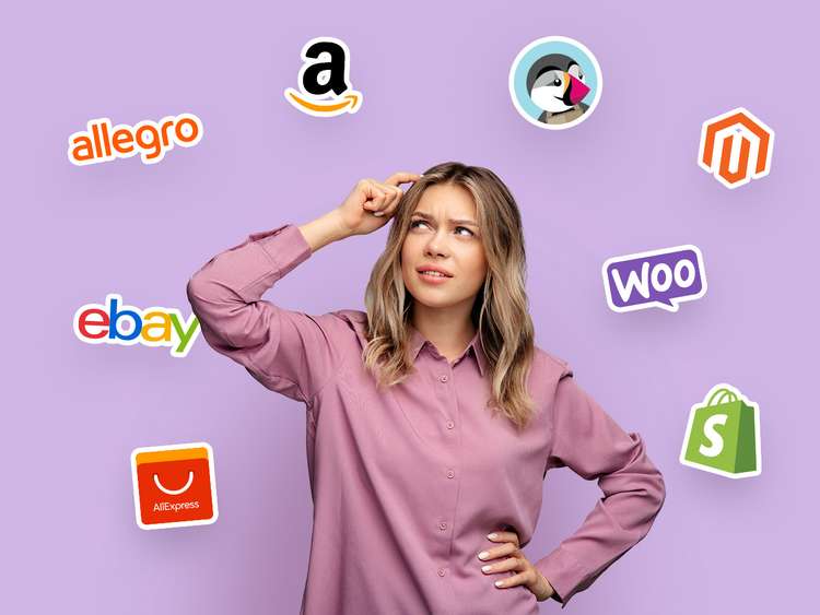Comparación de marketplaces y tiendas online.