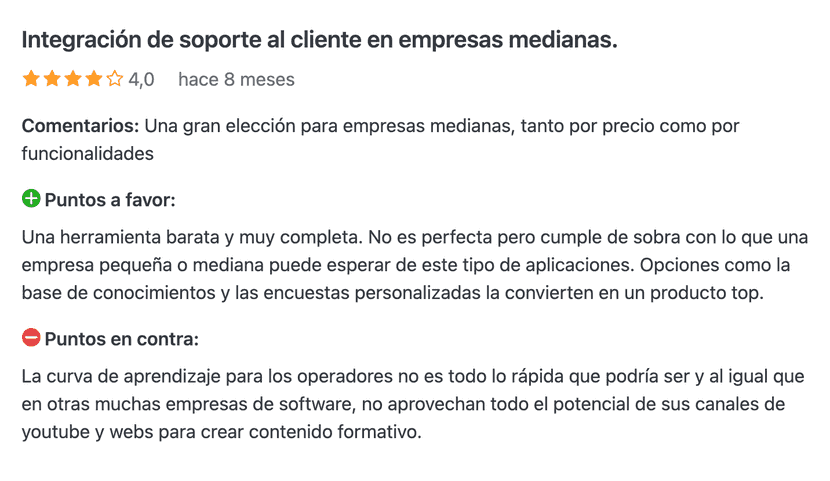 Freshdesk opiniones
