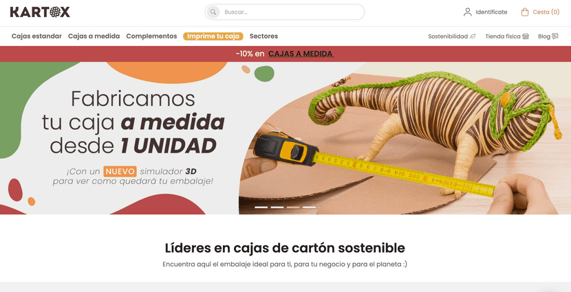 Kartox, empresa de packaging para eCommerce.